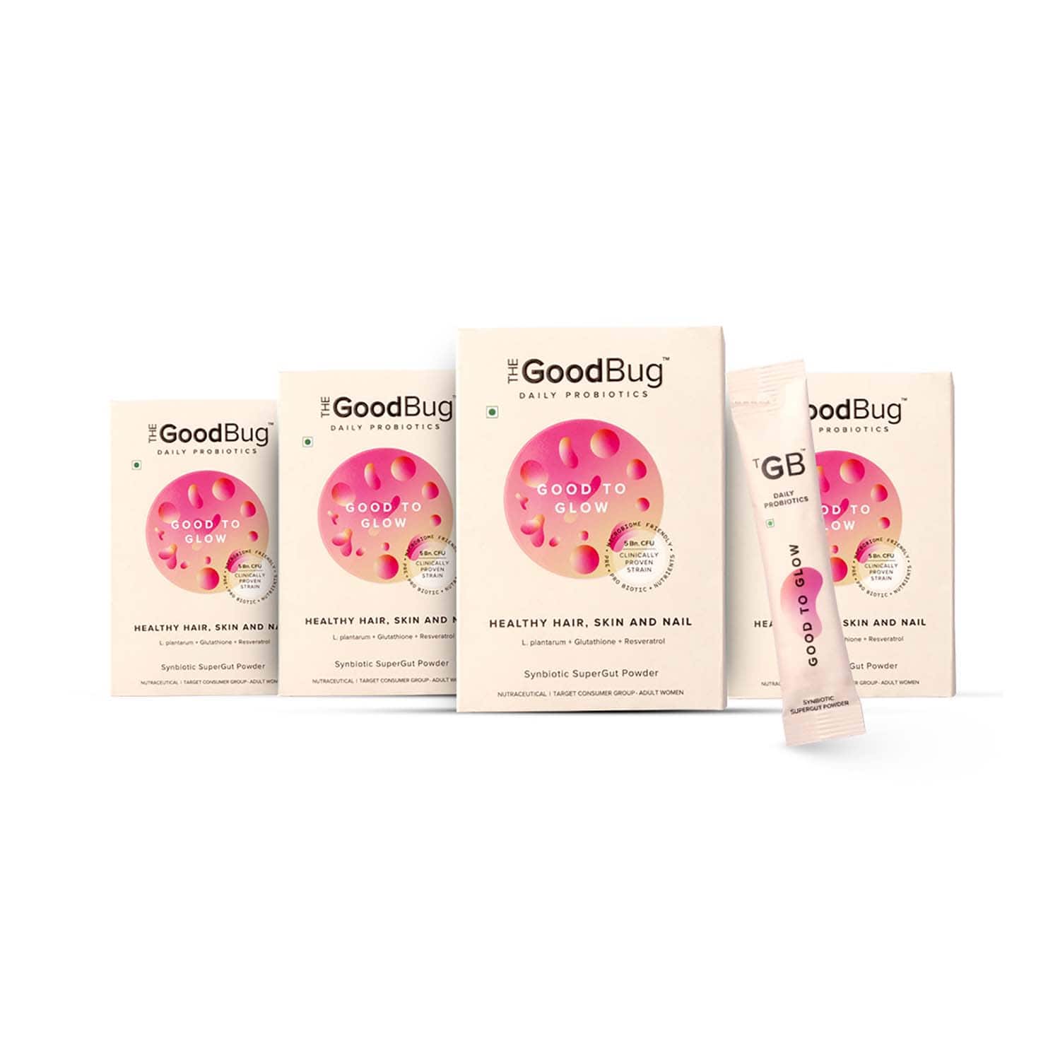 The Good Bug | The Good Bug Good To Glow Supergut Powder (Pack Of 4 x 15 Sachet) Combo