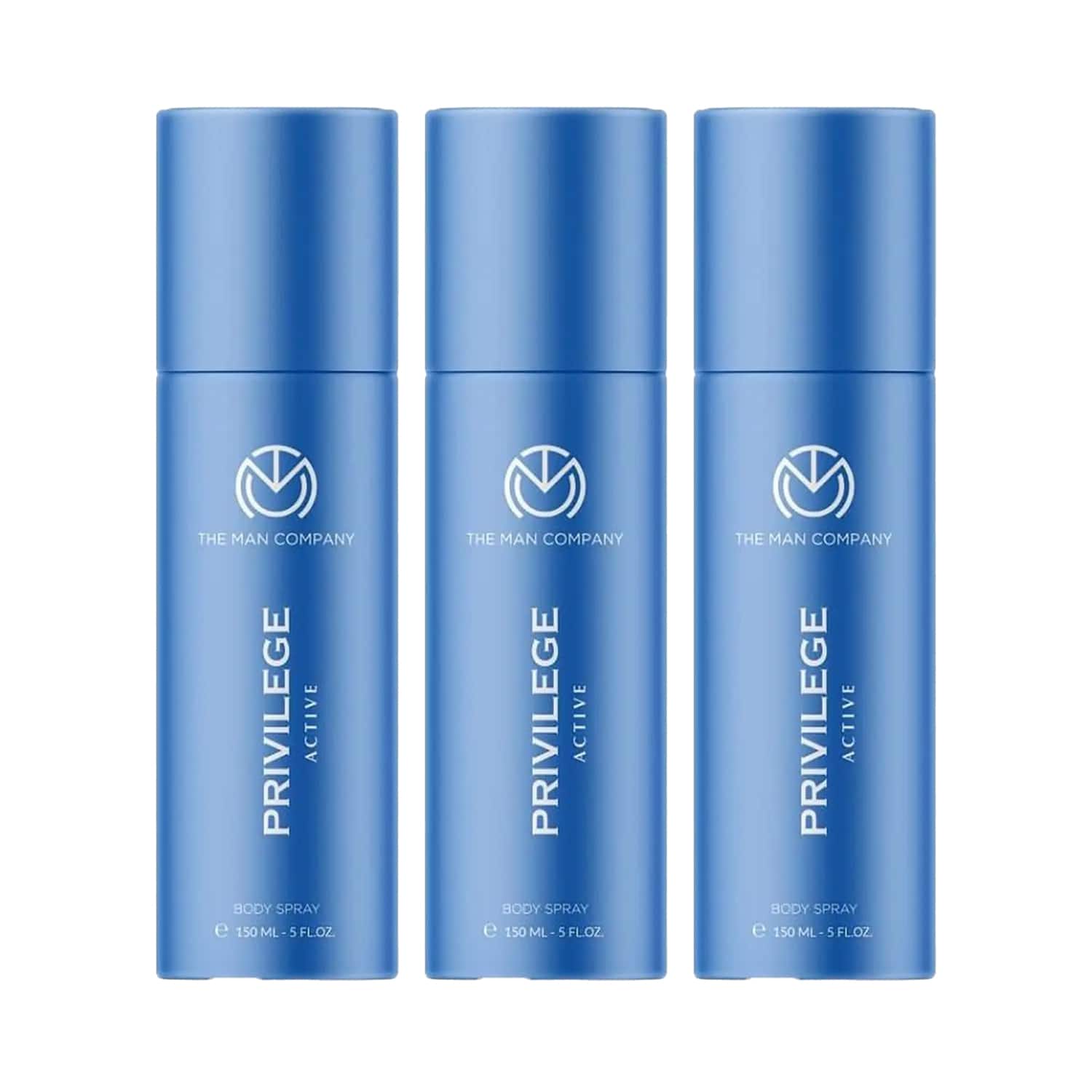 The Man Company | The Man Company Privilege Active Body Spray Pack of 3 Combo - (150 ml x 3)