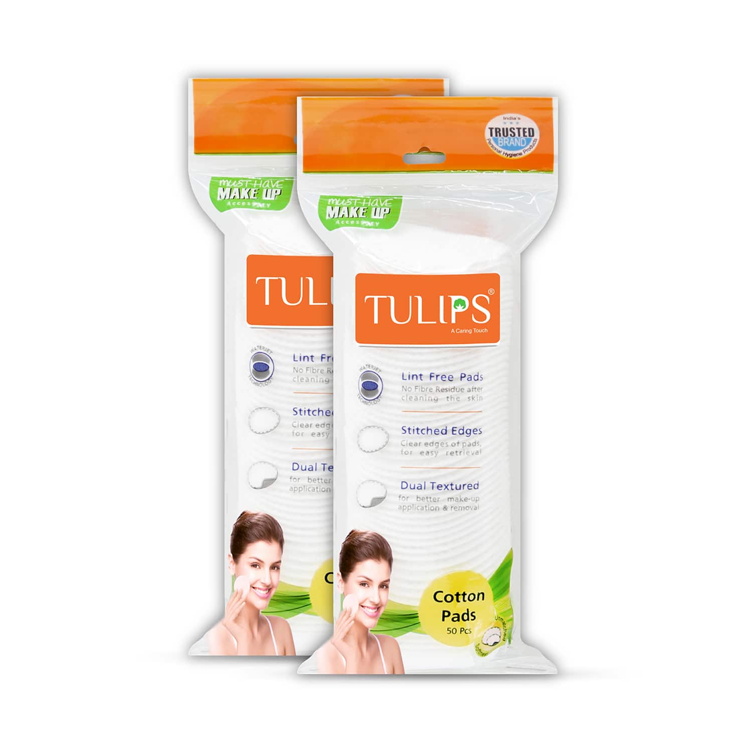 Tulips | Tulips Cotton Combo Pads - (Pack Of 2)