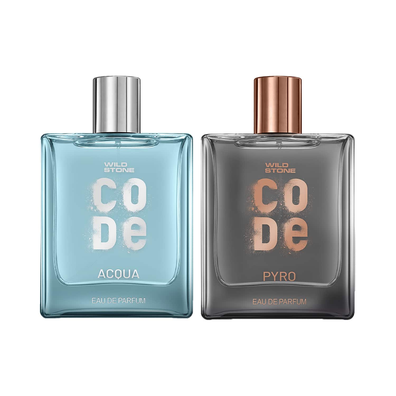Wild Stone | Wild Stone Code Acqua (100ml) & Pyro (100ml) Eau De Parfum For Men Combo