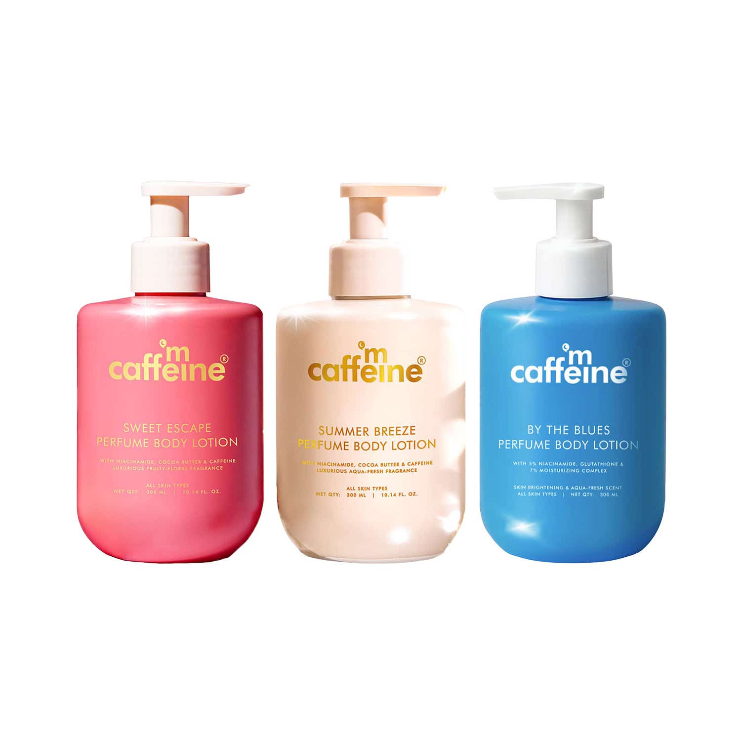 Buy mCaffeine Sweet escape & Summer breeze & by the blues Body