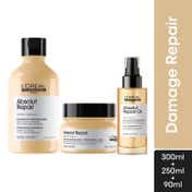 L'Oreal Professionnel Repair Shampoo (300 ml) Hair Mask (250 g) & Hair Serum (90 ml) Combo