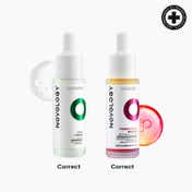 Novology Bi-Phasic Hyper Pigmentation Serum + Acne Reduction Serum Combo