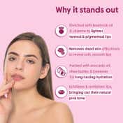 Aravi Organic Lip Glow Duo - Lip Scrub & Tinted Lip Balm for Smooth, Hydrated Lips Combo