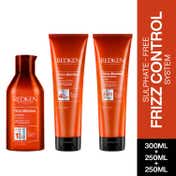 Redken's Anti-Frizz Combo - Frizz Dismiss Shampoo, Mask & Rebel Tame Cream