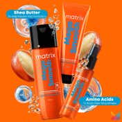 Matrix Mega Smooth Shampoo, Conditioner & Serum Combo, Defy Frizz For 4 Days, For All Hair Types
