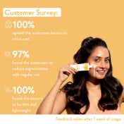 WishCare Vitamin C Pure Glow Brightening Sunscreen for Dry Skin SPF50 PA++In Vivo Tested (50 ml x 2)