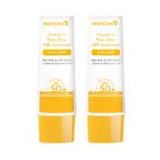 WishCare Vitamin C Pure Glow Brightening Sunscreen for Dry Skin SPF50 PA++In Vivo Tested (50 ml x 2)