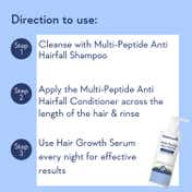 WishCare Multi Peptide Anti Hairfall Shampoo with Rosemary - Boosts Hair Growth (250mlx2)