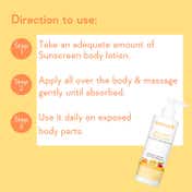 WishCare Sunscreen Body Lotion SPF50 PA+++ -In Vivo Tested-UV Protection - Prevents Tan (250 ml x 2)