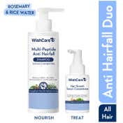WishCare Hair Growth Serum Concentrate & Multi Peptide Anti Hairfall Shampoo Combo(30ml+250ml+200ml)