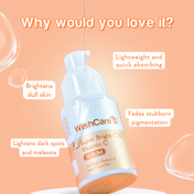 WishCare Brightening Face Duo Vitamin C SPF50 Face Sunscreen + Serum-Reduces Pigmentation(30ml+50ml)