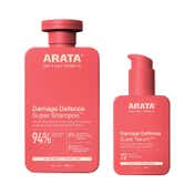 Arata Damage Defence Super Shampoo 200 ml &  Damage Defence Super Serum 30 ml Combo