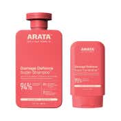 Arata Damage Defence Super Shampoo 200 ml & Damage Defence Super Conditioner 50 ml Combo