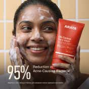 Arata Sunscreen Gel SPF 50+ & PA+++ 50 ml & Oil-Control Face Wash 100 ml Combo
