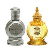 Ajmal Musk Rose + Mukhallat CP Minis Perfume Pack of 2 Combo