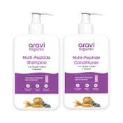 Aravi Organic Multi Peptide Anti Hairfall Shampoo & Conditioner Combo Pack (200 ml + 200 ml)