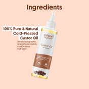 Aravi Organic Castor Oil & Almond Oil for Hair Growth & Deep Nourishment Pack of 2 Combo