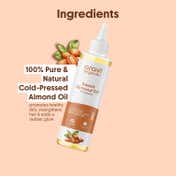 Aravi Organic Castor Oil & Almond Oil for Hair Growth & Deep Nourishment Pack of 2 Combo