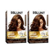 BBlunt Salon Secret High Shine Conditioning Hair Colour Coffee Natural Brown Combo