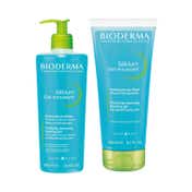 Bioderma Sebium Gel Moussant Combo (200 ml & 500 ml)