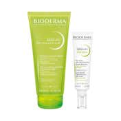 Bioderma Cleanse & Treat Duo with Sebium Gel Moussant Actif + Sebium Kerato Cream Combo