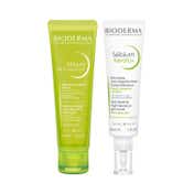 Bioderma Blemish Control with Sebium Gel Moussant Actif + Sebium Kerato Cream Combo