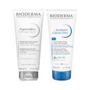 Bioderma Moisturize & Brighten Combo with Atoderm Creme Ultra + Pigmentbio Foaming Cream Combo