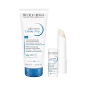 Bioderm Skin and Lip Protection Duo with Atoderm Creme Ultra (200 ml) & Lip Balm (4 g) Combo