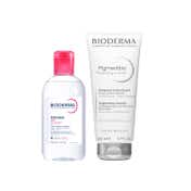 Bioderma Your Everyday Glow Combo Sensibio H2O 250ml & Pigmentbio Foaming Cream 200ml