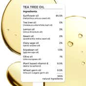 Brillare Tea Tree & Salicylic Oil Shots (48 ml) and Tea Tree Oil (100 ml) Dandruff  Scalp Combo