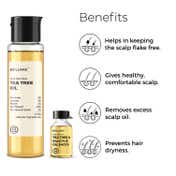 Brillare Tea Tree & Salicylic Oil Shots (48 ml) and Tea Tree Oil (100 ml) Dandruff  Scalp Combo