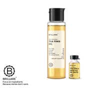 Brillare Tea Tree & Salicylic Oil Shots (48 ml) and Tea Tree Oil (100 ml) Dandruff  Scalp Combo