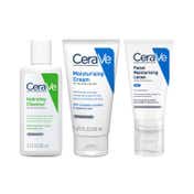 Cerave PM Skincare of Facewash Moisturizer PM cream- Night Routine for Normal to Dry Skin Combo