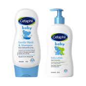 Cetaphil Baby Wash & Shampoo & Daily Lotion Complete Head-To-Toe Baby Care Gifting Combo