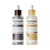 Dr.Melaxin Peel Shot Glow Rice Peeling Ampoule Duo Exfoliating Face & Body Scrub Combo