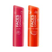 Faces Canada Lip Balm Combo - Orange Mint + Rose Petal (Pack of 2)