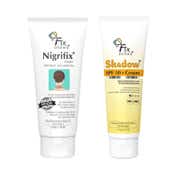 Fixderma Shadow Sunscreen SPF 50 Cream with Nigrifix Cream for Dark Underarm- 125 ml Combo