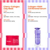 Foxtale Collagen Boost Duo Collagen-PDRN Cell Renewal Serum + Cherry-Collagen Clay Mask Combo