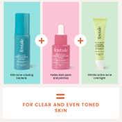 Foxtale Acne Clearing Anti-Acne Trio - Acne Control Cleanser, Corrector Gel & Spot Reduction Drops