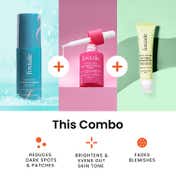 Foxtale Acne Clearing Anti-Acne Trio - Acne Control Cleanser, Corrector Gel & Spot Reduction Drops