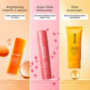 Foxtale Unstoppable Glow Combo - SPF 50 Sunscreen, Vitamin C Serum & Super Glow Moisturizer