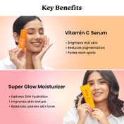 Foxtale Vitamin C Glow Serum and Moisturiser Combo – Brighten & Hydrate