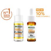 Garnier 30X Vitamin C Day + 10% Vitamin C Night Serum Pack of 2 Combo (15 ml + 15 ml)