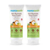 Mamaearth Skin Illuminate Face Cream with Vitamin C and Turmeric for Radiant Skin - Pack of 2 Combo