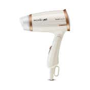 Ikonic Professional Travel Express White Hair Dryer and BDB 32 Blow Dry Brush Combo