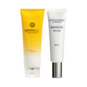 L'occitane Divine & Reine Blanche Brightening Protection Duo Cleansing Foam & SPF Combo