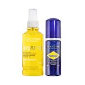 L'occitane Immortelle Precious Double Cleansing Duo Cleansing Oil & Foaming Cleanser Combo