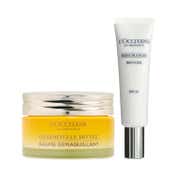 L'occitane Divine & Reine Blanche Brightening Protection Duo Cleansing Balm & SPF Combo