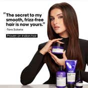 L'OREAL PROFESSIONNEL Keratin Alpha Sleek Shampoo 300 ml & Hair Mask 250 ml Frizz Control Combo